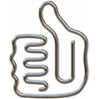 Hand sign paperclip2