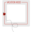 Frame vacation mode