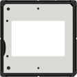 Plastic slide mount frame