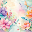 Pastel Floral Background 1