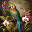 Tropical Bird Background 1