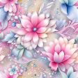 Pink Floral Background 1