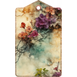 Grunge Floral Tag 1