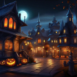 Halloween Town Background