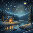 Magical Night Background
