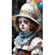 Little Clown Girl Journal Page