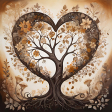 Floral Tree of Life Background