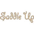 "Saddle Up" Sisal Rope Word Art(2)