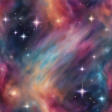 Colorful Space Background Paper