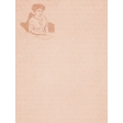 Vintage Woman Writing Journaling Card MyJ
