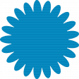 Movember - Blue Flower