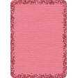 Lovestruck - Journal Card Pink Glitter Edge