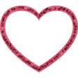Lovestruck - Pink Heart Cut-out