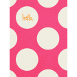Love At First Sight - Journal Card Pink - Portrait