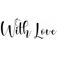 With Love - modern calligraphy