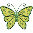 Grungy Metal Butterfly