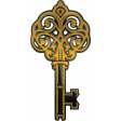 Black & Gold Key 4