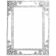 Collage Kit #1 Vintage Frame Black & White