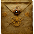 Steampunk Ephemera Kit Envelope