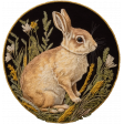 Easter Embroidered Badge Rabbit 02