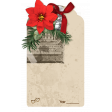 Holiday Ready Vintage Snowman Tag, with Shadow