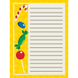 Elfie Xmas: Journal Card - Candy