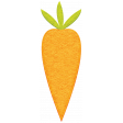 Easter 2017: Carrot 01, Felt