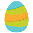 Easter 2017: Egg with Stripes, Felt