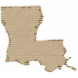 Cardboard Louisiana Kraft