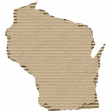 Cardboard Wisconsin Kraft