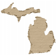 Cardboard Michigan Kraft