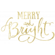 Gold Leaf Foil: Merry and Bright