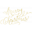 Gold Leaf Foil: Merry Christmas 1