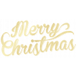 Gold Leaf Foil: Merry Christmas 2