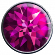 Purple Beveled Gem