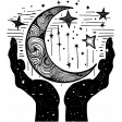 Star & Moon Stamp 9