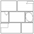 Comic Grid Layout Template 6