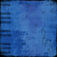 Treble Maker - Keyboard Music Grunge Paper - Blue