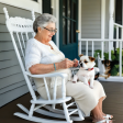 Grandma on porch
