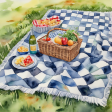 Picnic on a blanket Paper