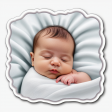 Sleeping Baby Sticker 