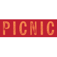 Picnic Day Print Label Picnic