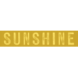 Picnic Day Print Label Sunshine