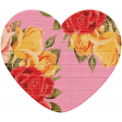 Seriously Floral Wood Heart 1