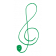 Art School Music Doodle Treble Clef 2