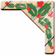 Vintage Xmas Corners Wood 2