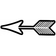 Winter Day Arrow 1 Template