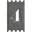 Spring Day Ticket Number 4 Leather Template