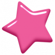 Digital Day Elements - Pink Enamel Star