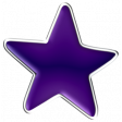 Halloween Enamel Pin - Purple Star